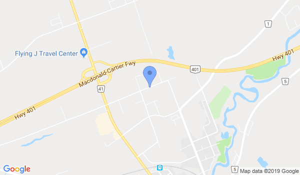 Napanee Karate Club location Map