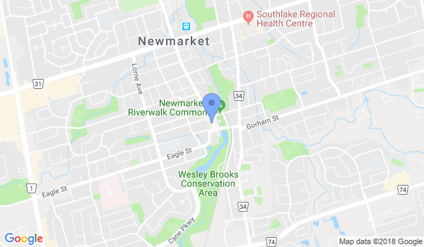 Newmarket Aikikai location Map