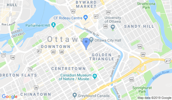 Odawa Judo Club location Map