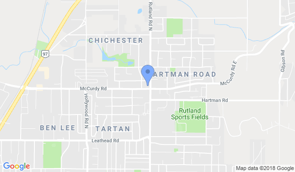Okanagan Aikido location Map