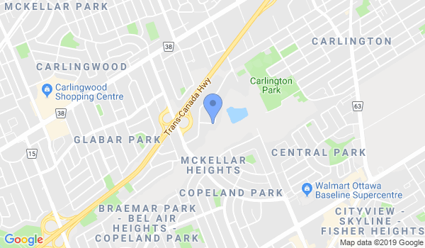 Ottawa Chito-Kai Karate School Inc location Map