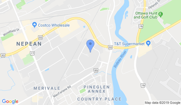 Ottawa Hapkido academy location Map