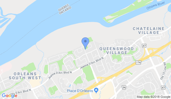 Ottawa Jeet Kune Do location Map