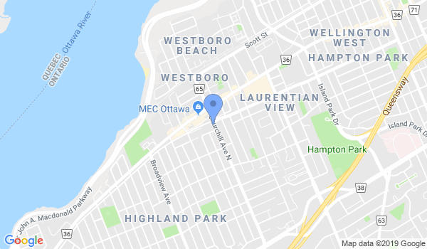 Ottawa King Fu Ctr location Map