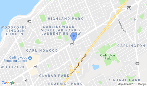 Ottawa Academy of Martial Arts location Map