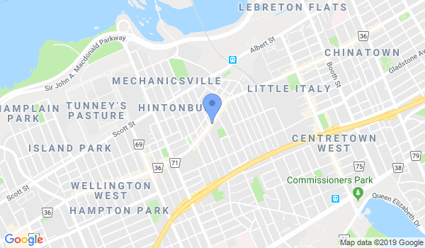 Ottawa Shotokan Karate Club location Map