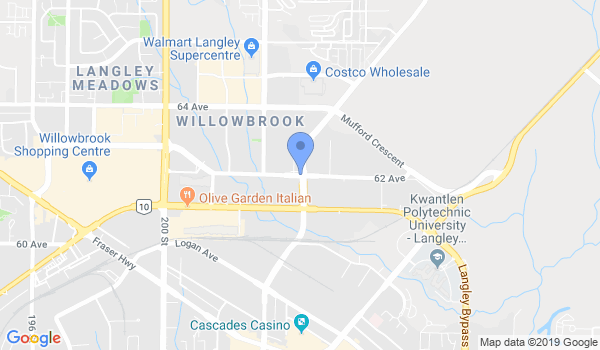 Pacific Coast Taekwondo Schools Ltd location Map