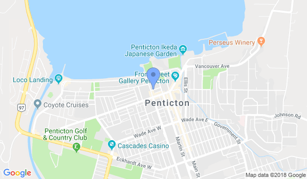 Pacific Top Team Penticton location Map