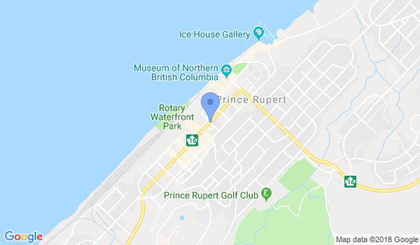 Prince Rupert Tae Kwon Do location Map