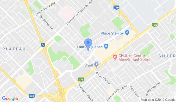 Quebec Capoeira location Map