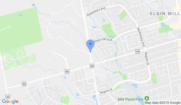 Richmond Hill Karate & Fitness Center location Map