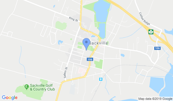 Sackville MBK Judo Club location Map