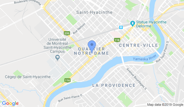 Saint Hyacinthe jeet kune do location Map