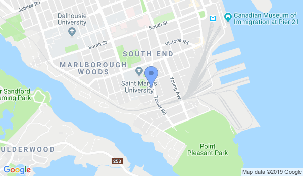 Saint Mary's University Shotokan Karate Club of Halifax location Map