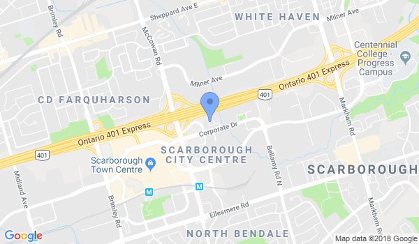 Toronto Shotokan Karate Seikukai location Map