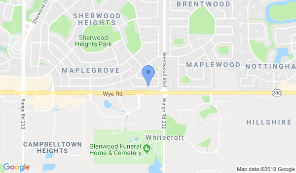 Sherwood Karate-Do location Map