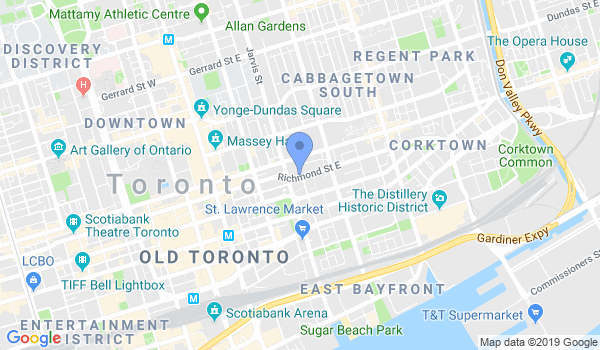 Shinkendo Toronto location Map