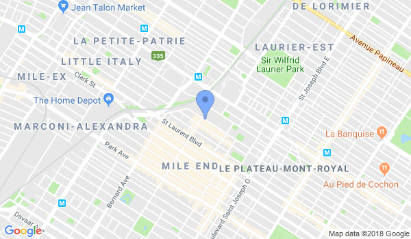 Shoshin Aikido Montréal location Map