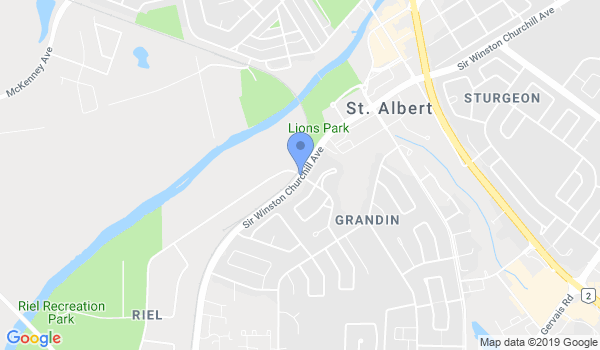 St Albert Judo Club location Map