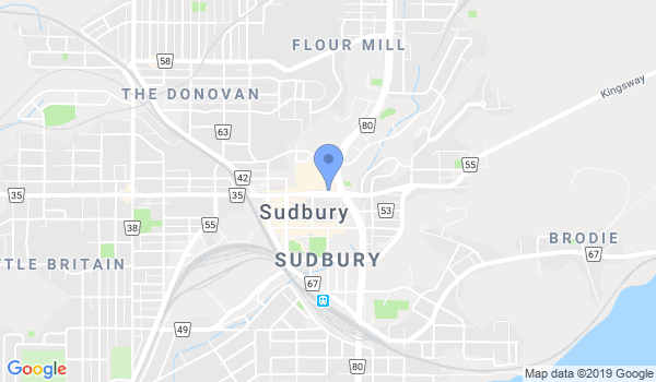 Sudbury School of Martial Arts Training Center location Map