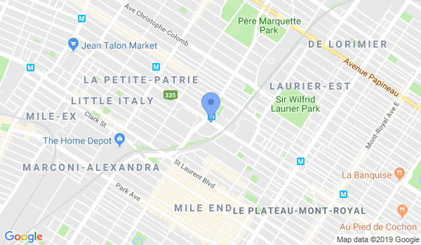 Taijiquan Qigong Kung-Fu École Gilles Thibault location Map