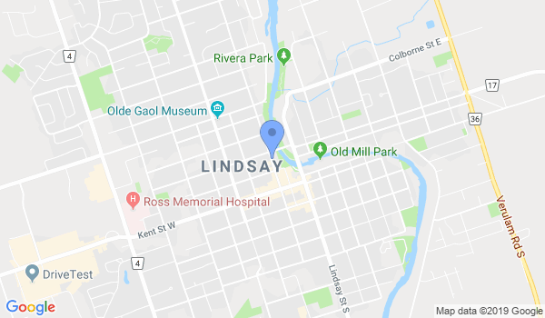 Tilley's Karate location Map