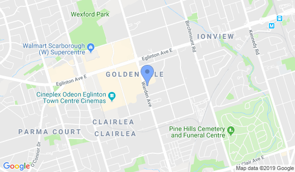 Toronto Top Team Martial Arts & Fitness location Map