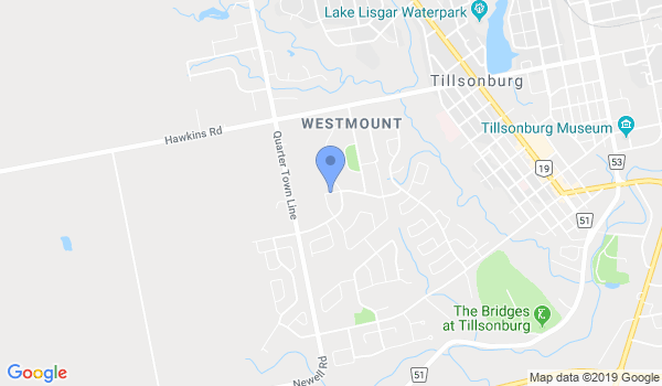Traditional Karate Ontario MAILING ADDRESS; 117 Allen St. Tillsonburg ON N4G 5J9 location Map