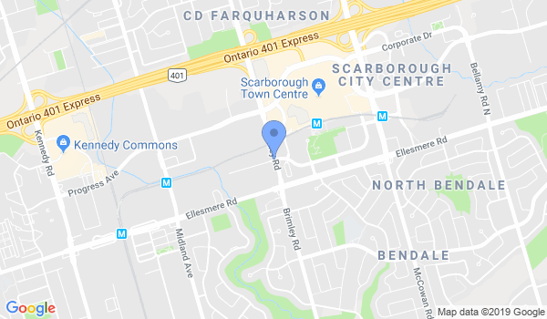United Martial Arts Canada location Map