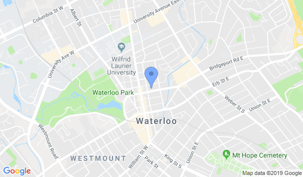 Waterloo Martial Arts Academy location Map