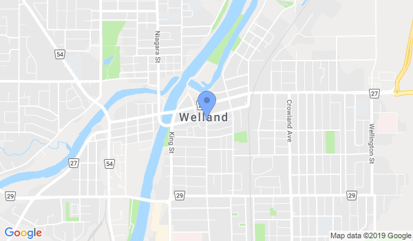 Welland Tae Kwon Do location Map
