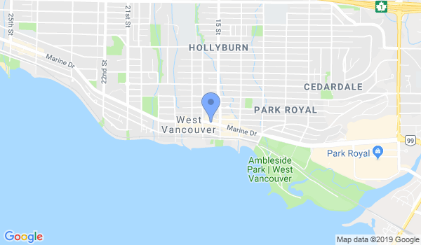 West Vancouver Martial Arts location Map