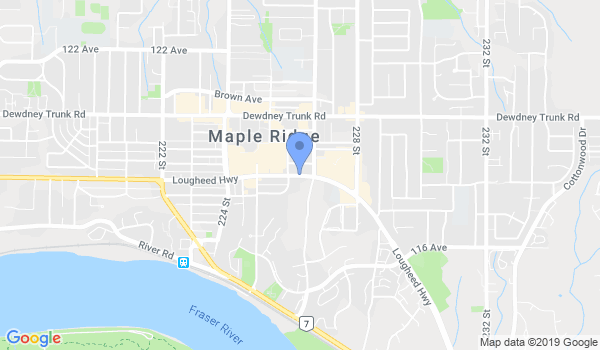 West Coast Martial Arts- Maple Ridge location Map