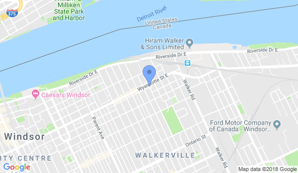 Windsor Karate Centre location Map