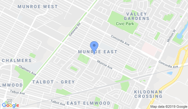 Winnipeg Kyokushin Karate location Map