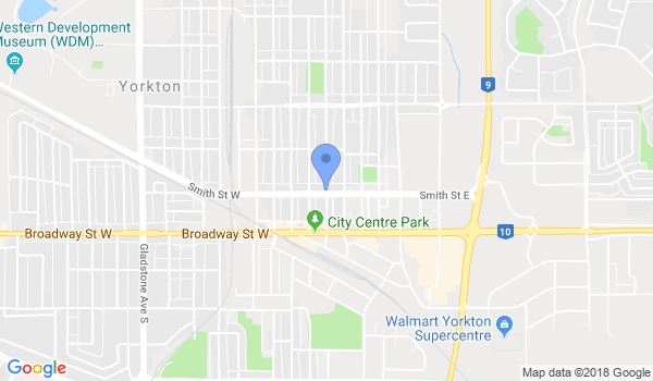 Yorkton Karate Club location Map