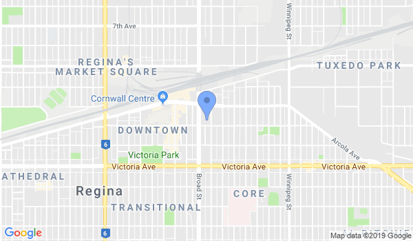 Regina Ki Aikido location Map