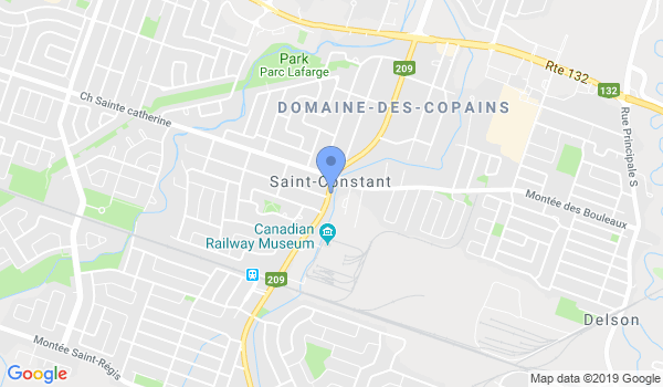 Centre de Karaté Osu Kyokushin St Constant location Map
