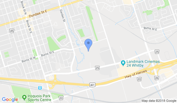 Martial Arts & Cardio-Kickboxing Centre location Map