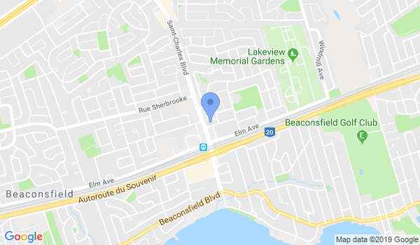 West Island Karate location Map