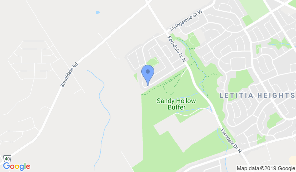 White Forest Martial Arts Schools location Map