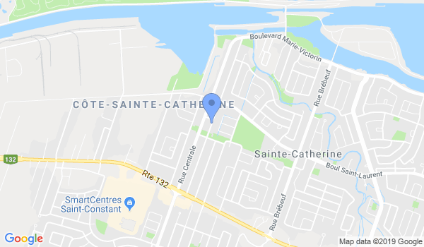 Arts Martiaux Patenaude Ste-Catherine location Map