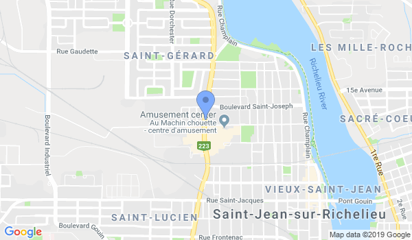 Arts Martiaux Patenaude St-Jean location Map